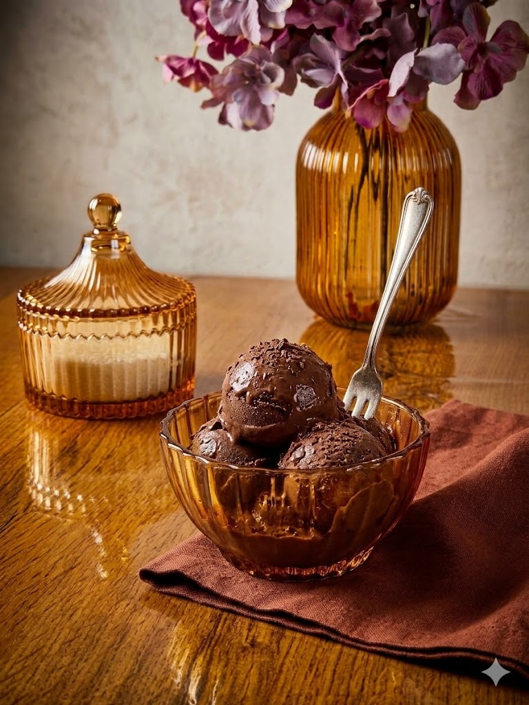 Шоколадное мороженое